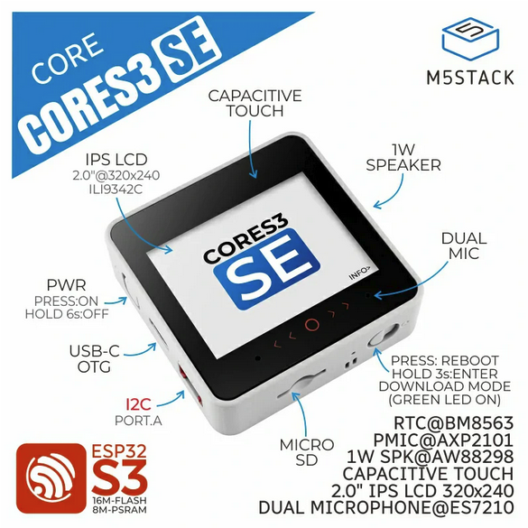M5Stack Core S3 SE