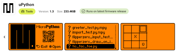 MicroPython on Flipper Zero