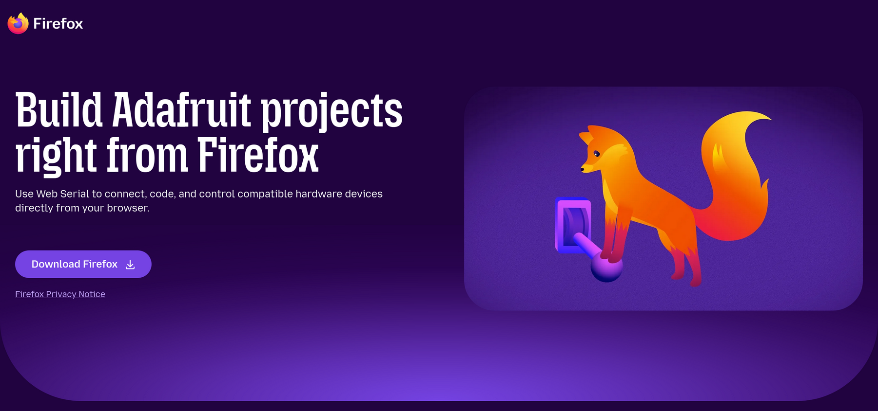 Firefox WebSerial