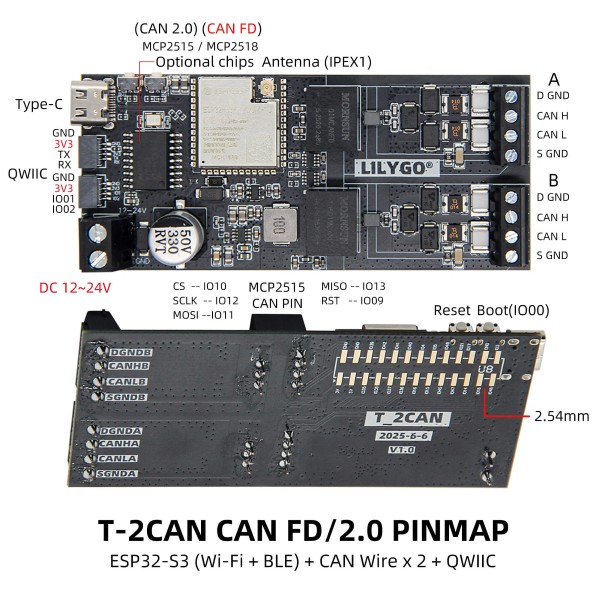 LilyGo T-2CAN