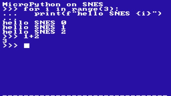 MicroPython SNES